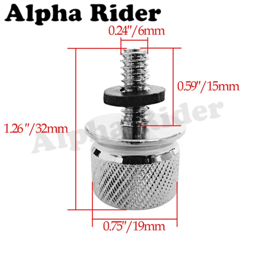 1/"-20 резьбовые винты с накатанной головкой крышка заднего сиденья быстрое крепление болты для Harley Touring Softail Dyna Sportster XL 883 1200 на заказ