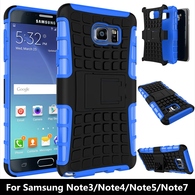

Spider Man Top Quality TPU Plastic 2 In 1 Stand Phones Case for Samsung Galaxy Note 3 4 5 Note 7 Hard Shock Proof Back Cover