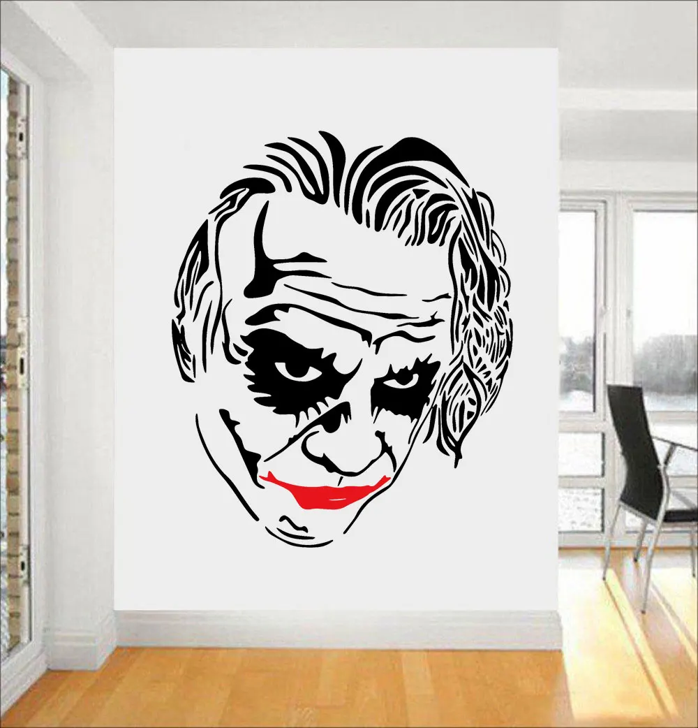 Joker Wall Decal Comics Superhero Stickers Wall Decoration Vinyl Art