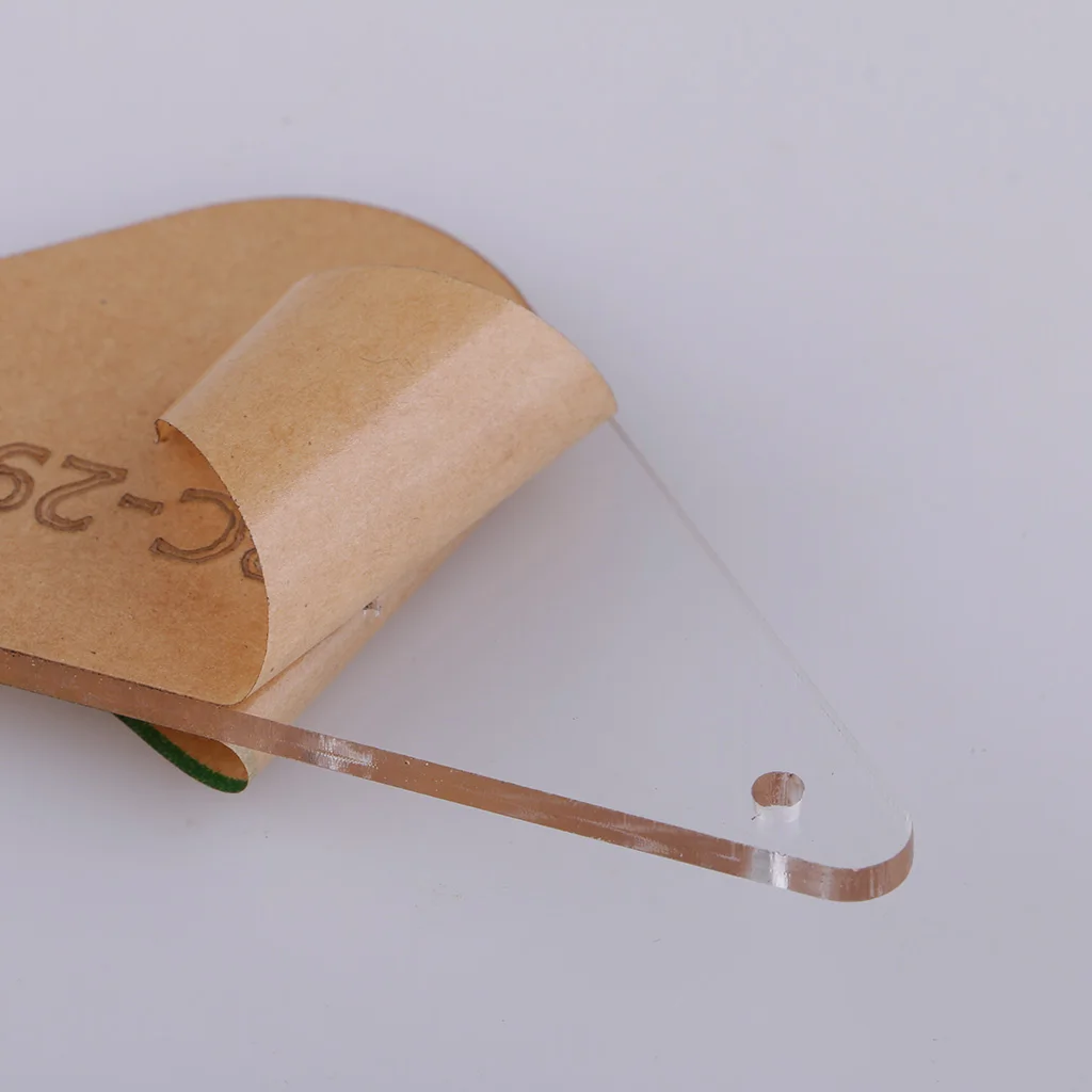 DIY Leather Headphone Cable Acrylic Template Stencil Leather Craft Pattern for Beginners 93*44mm