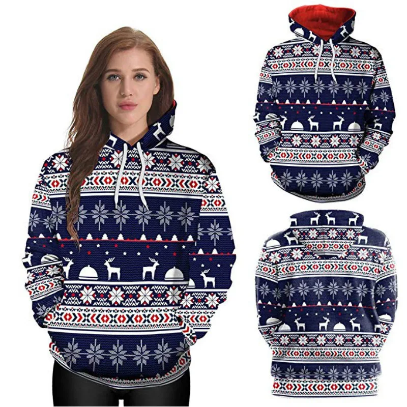Autumn Winter Women Christmas Maternity Clothes Long Sleeve Snowflake Elk Print Loose Hoodies Sweatshirt Pullover Tops Outfits Autumn Winter Women Christmas Maternity Clothes Long Sleeve Snowflake Elk Print Loose Hoodies Sweatshirt Pullover Tops Outfits