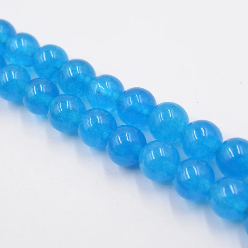 

Free Shipping Natural Stone Jades Round Loose Beads 4 6 8 10 12 MM Pick Size for Jewelry Making Bracelet Necklace-CS019