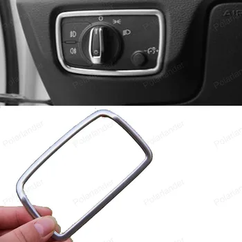 

Car Styling Headlight Switch Buttons Cover for Audi A3 Decorative Frame Trim Interior Moulding Dashboard Sticker