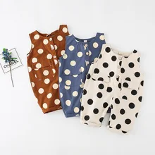 Летние комбинезоны детское осенне-весеннее платье штаны на подтяжках милый комбинезон для мальчиков и девочек, штаны для детей