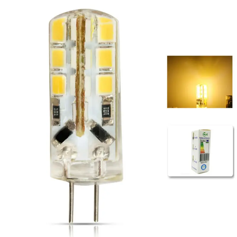 1 шт./лот led G4 2835 SMD 6 Вт DC 12 В 24LED лампа галогенная g4 12В Светодиодные лампы Гарантия 2Y