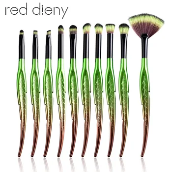 

New Professional Leaf Eyes Brushes Set Soft Face Eyes Foundation Powder Eyeshadow Eyeliner Cosmetics Brushes Makeup Tools Set