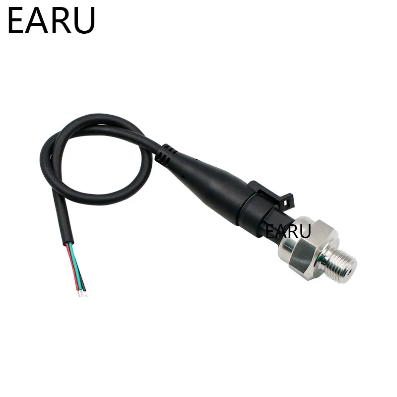 DC5V G1/4 Pressure Sensor Transmitter Pressure Transducer 1.2 MPa 174 PSI For Water Gas Air Oil Fuel Car Stainless Steel Switch