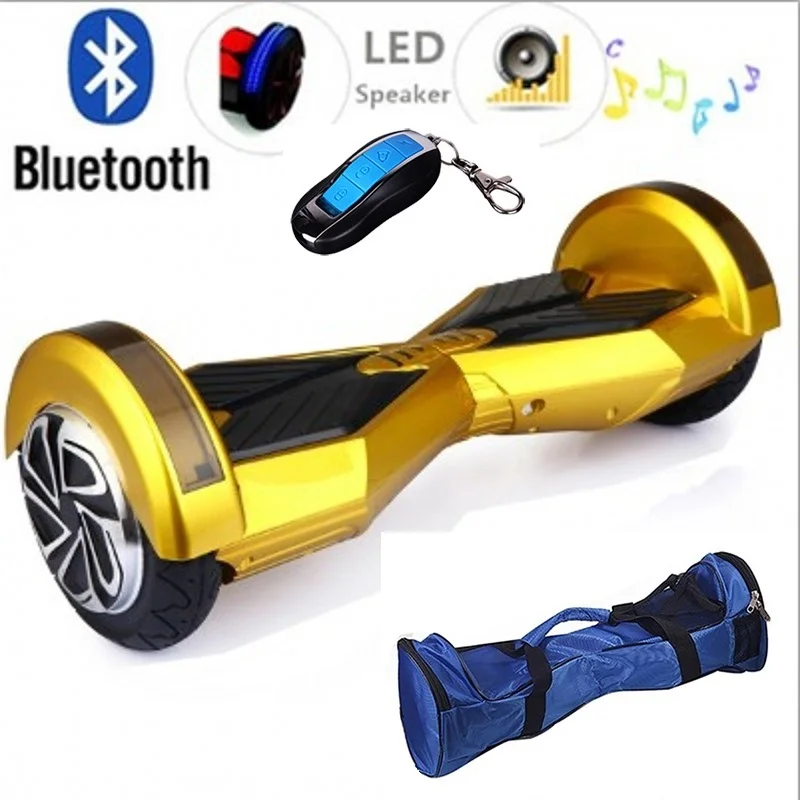 8 Inch SUV Bluetooth Smart Self Balance Scooter Two Wheel Smart Self