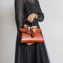 Портативные женские сумки с кольцом, Осень-зима, Новое поступление, кожаная сумка-мессенджер, Женская Повседневная модная сумка на плечо с украшением в виде банта