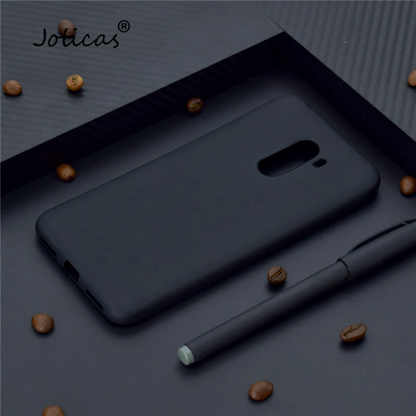 Чехол для Xiaomi Pocophone F1 случае обычная мягкая TPU силикон huawei P Smart Cover задняя крышка