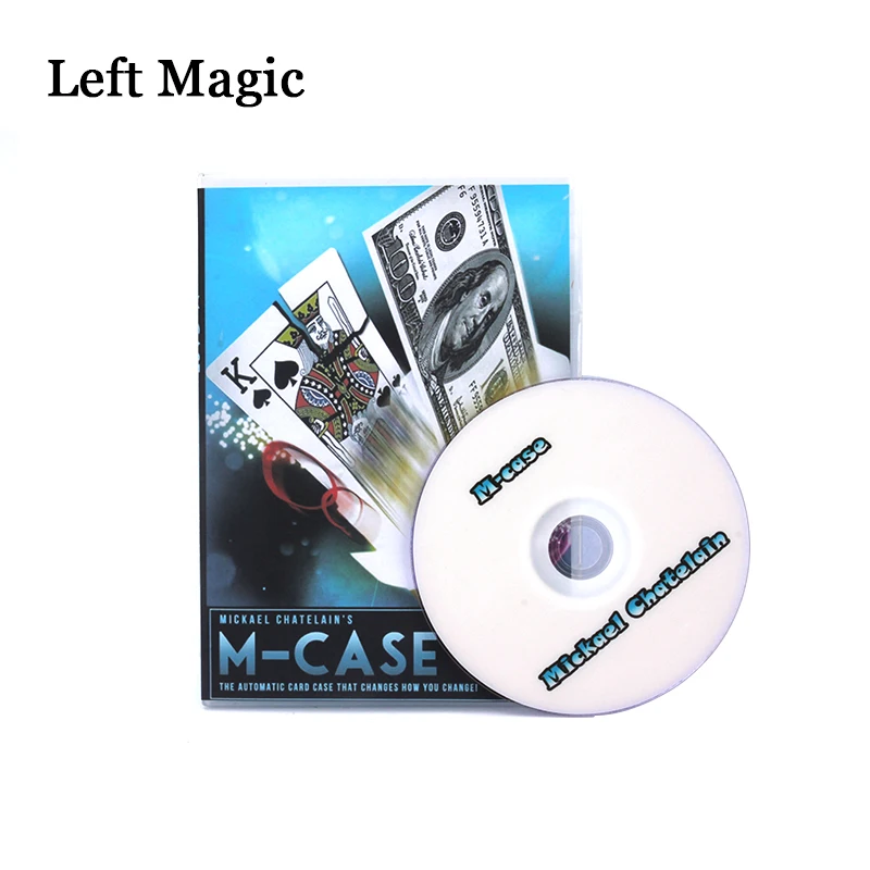 M-Case By Mickael Chatelain (Gimmicks+DVD) Magic Tricks Card Props Close Up Comedy Illusions Mentalism | Игрушки и хобби