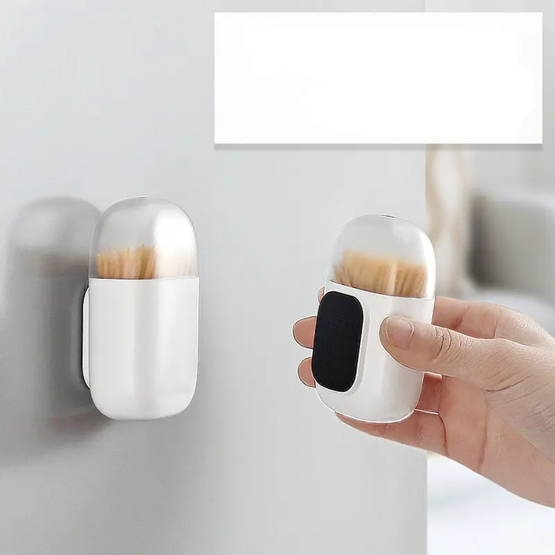 

Toothpick Holder with Magnet Household Table Refrigerator Kitchen Toothpick Storage Box Container Toothpick Cotton Swab Case