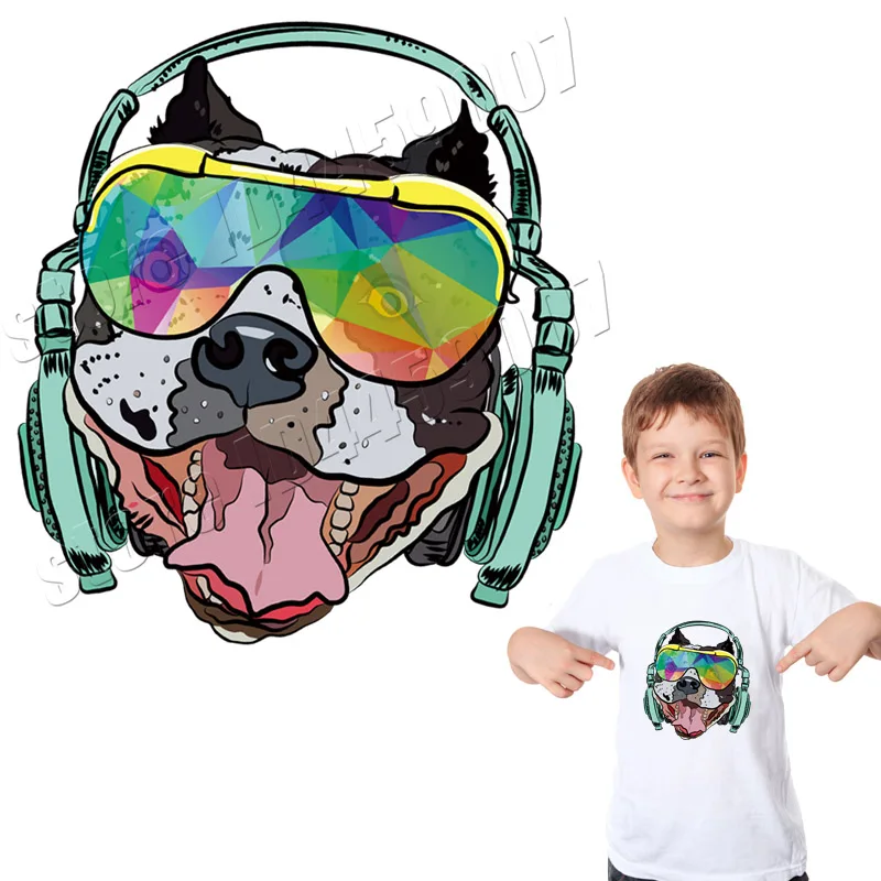 

Funny Stickers Music Design Personalized Household Handmade Patches Thermal Transfer Iron On Printed Style Parches