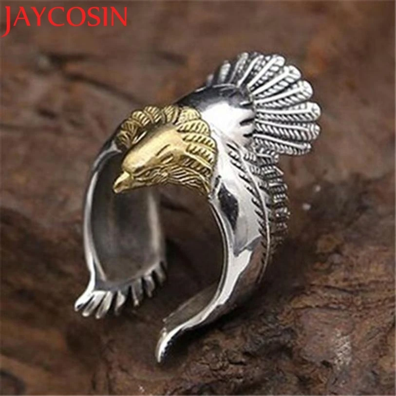 

rings Unique jewelry Stainless Steel Biker Eagle Ring Men's High Quality Jewelry ring holder 0713