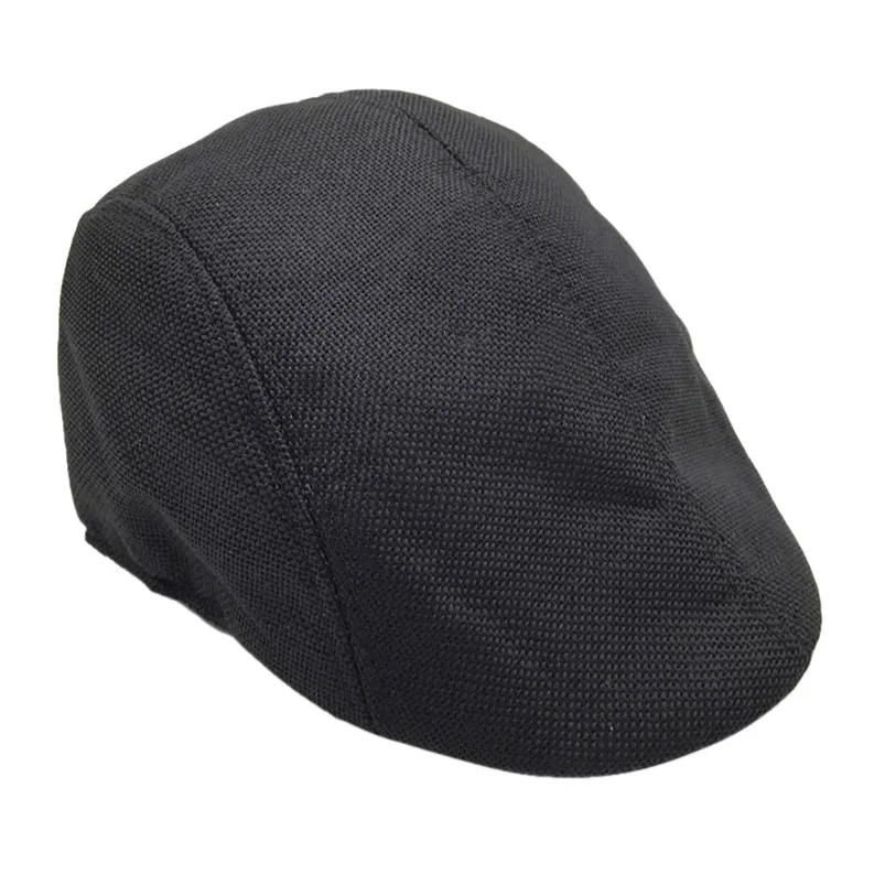 New Men Summer Visor Hat Sunhat Mesh Running Sport Casual Breathable Beret Flat Cap 9 Color Free Shipping F27 (9)