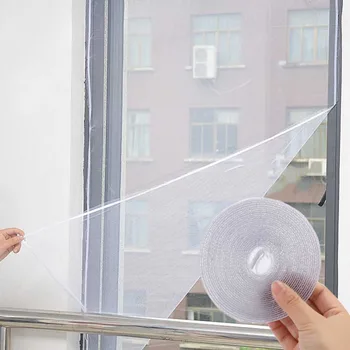 

1.5*1.3 M Window Door Screen DIY Flyscreen Curtain Insect Screen Fly Mosquito Bug Window Door Mesh Screens Home Kitchen Use