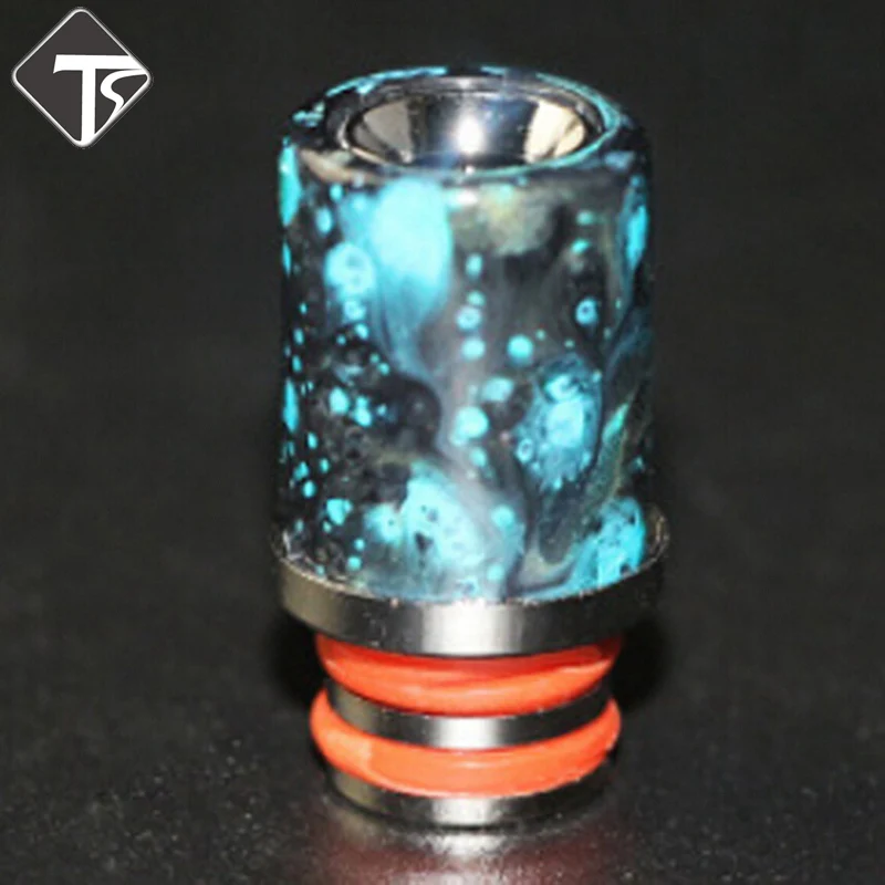 2018 E-cigarette 510 Epoxy Resin Long Drip Tip For 510 Atomizer Elektronik Sigara RDA RTA 10 Colors 2.1*1.1cm 2018 E-cigarette 510 Epoxy Resin Long Drip Tip For 510 Atomizer Elektronik Sigara RDA RTA 10 Colors 2.1*1.1cm