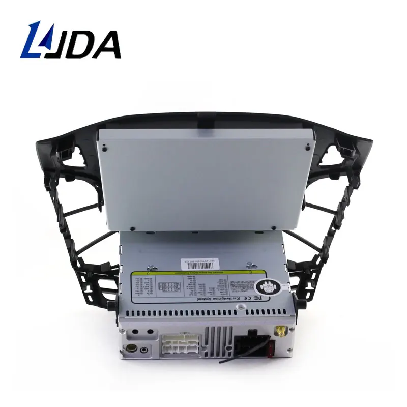 Best LJDA Android 9.1 Car DVD Player For FORD FOCUS 2012 2013 2014 2015 2016 GPS Navigation 1 Din Car Radio Multimedia WIFI Stereo SD 4