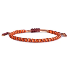 Тибетский буддийский талисман тибетские браслеты и браслеты для женщин и мужчин ручной работы узлы зеленая веревка амулет в подарок браслет