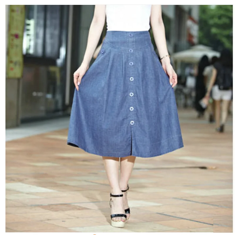 Natural Linen Skirts Women with Elastic Waist Cotton linen Skirts Girls