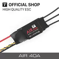 T-MOTOR esc空気40a (2-6 s 600 hz無bec)ブラシレスモーター電子速度コントローラ用multicopter
