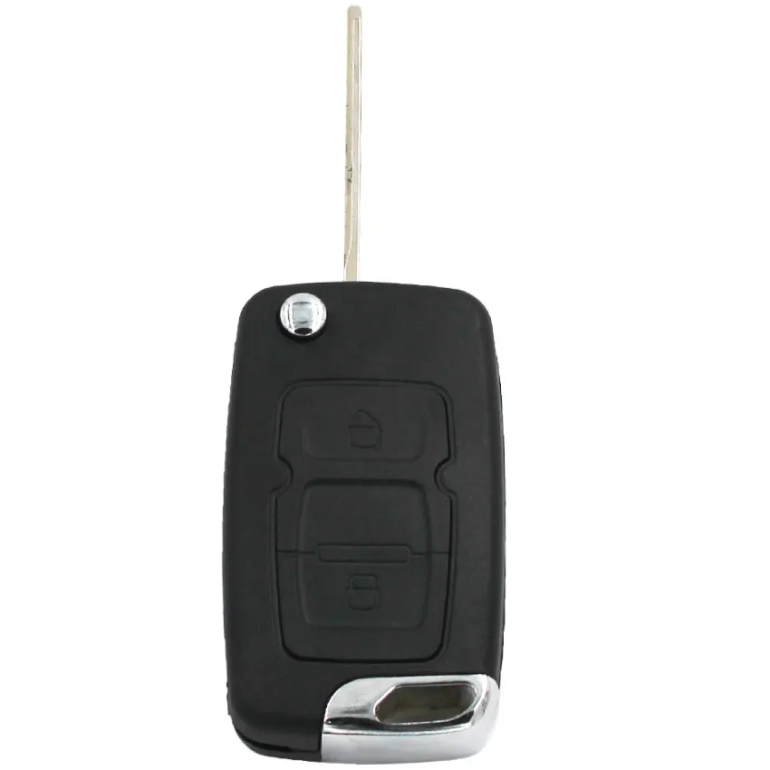 2 кнопки флип Выкидной ключ брелок, чехол для ключей дистанционного оболочки крышка для Geely Emgrand