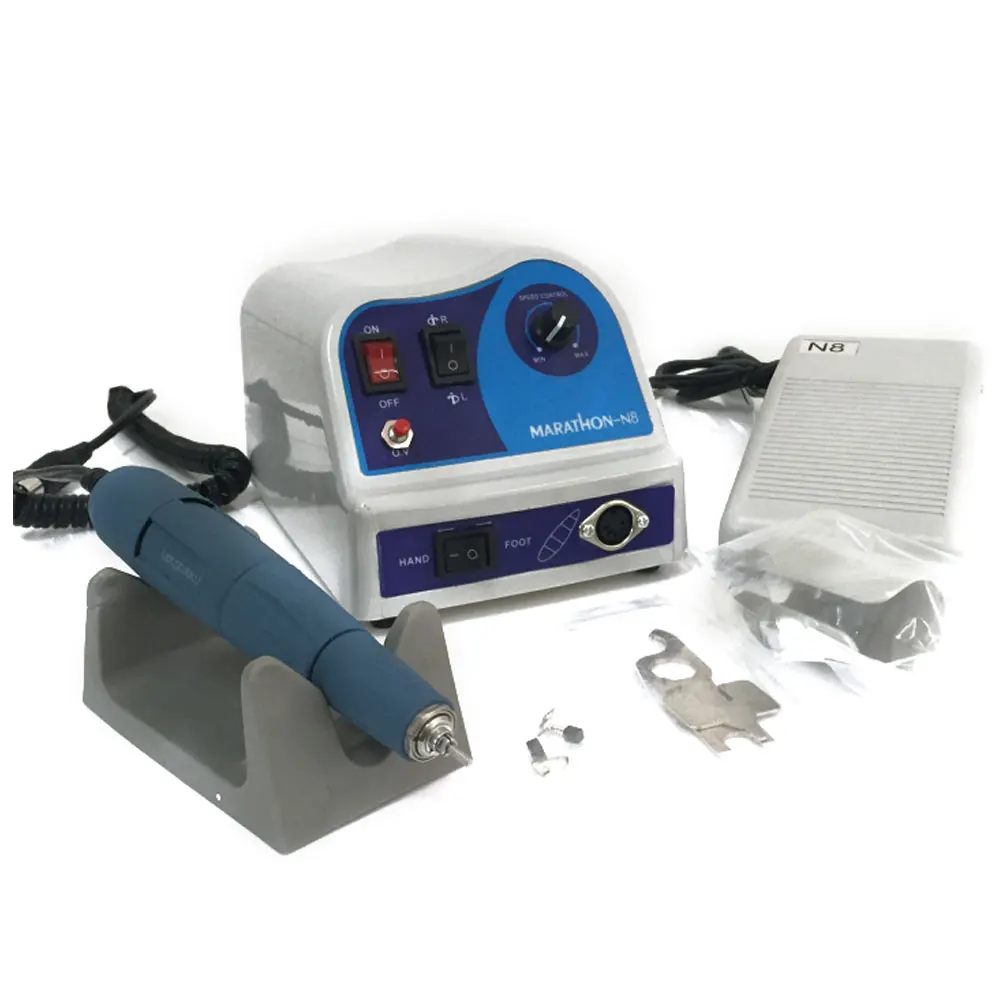 

New Marathon N8 Micromotor with M45 Handpiece 45000RPM for Dental Lab Jewelry Stone Ivory Engraving Polishing