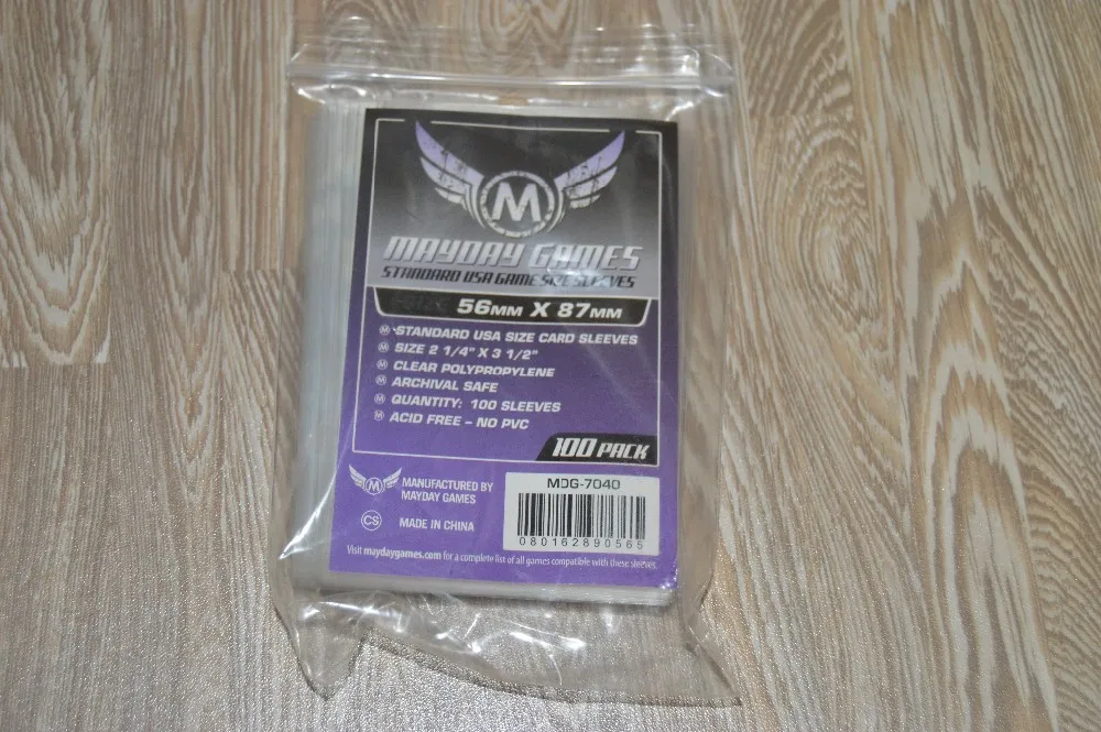 

200pcs/lot Mayday mini Cards Sleeves 41x6356x 87 large size Card Sleeves clear cards Protector Pack Case Holder Board Game Catan