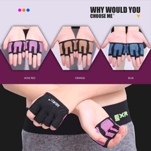 1 Pair Anti skid Men Women Dumbbell Weight Training Gym Gloves Body Building Exercise Training Sports