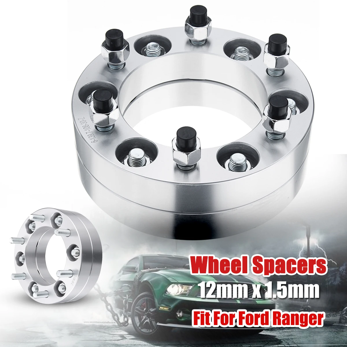 2pcs 30mm Car Wheel Spacer Adapter for Ford Ranger for Toyota for Vauxhall for Mazda B2500 2pcs 30mm Car Wheel Spacer Adapter for Ford Ranger for Toyota for Vauxhall for Mazda B2500