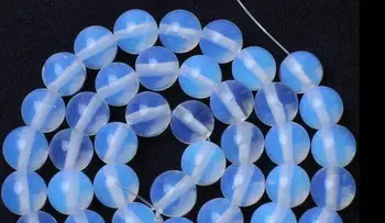 

5Strand 10mm Pretty Man-made Moonstone Round Shape Loose Beads Strand 15"