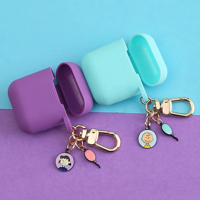 

Cute Bluetooth Earphone Decorative Silicone Case for Apple Airpods Accessories Wireless 1 2 Headset Headphones Cover Bags