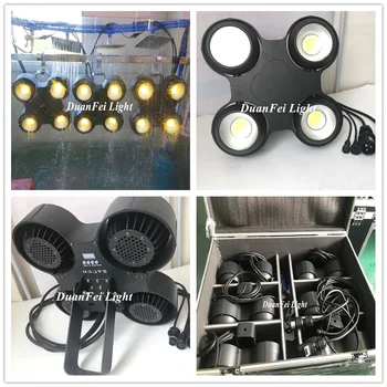

(6pcs+Flightcase) ip65 400w blinder led cob outdoor par led wash 4 eyes audience led blinder 4x100w