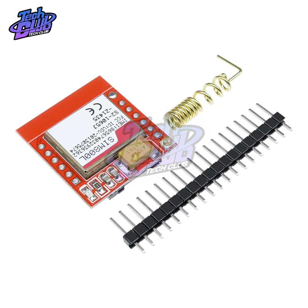 Наименьший SIM800L GPRS GSM модуль Kit Micro SIM карта ядро плата четырехдиапазонный TTL