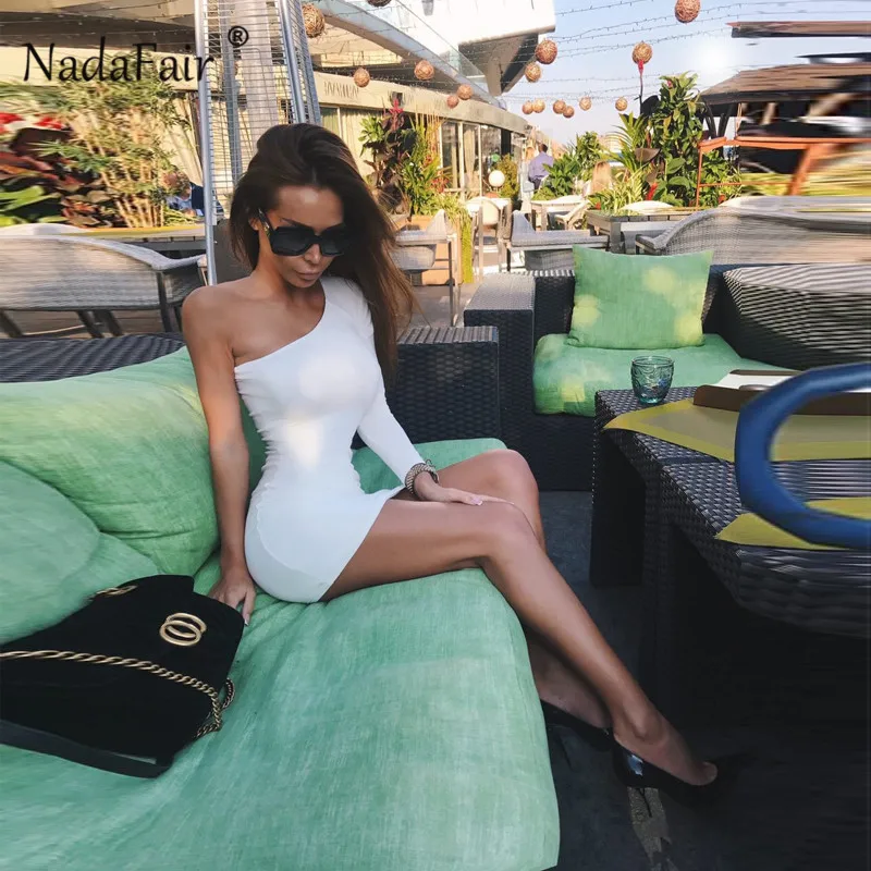 ONE SHOULDER CLUB DRESS13