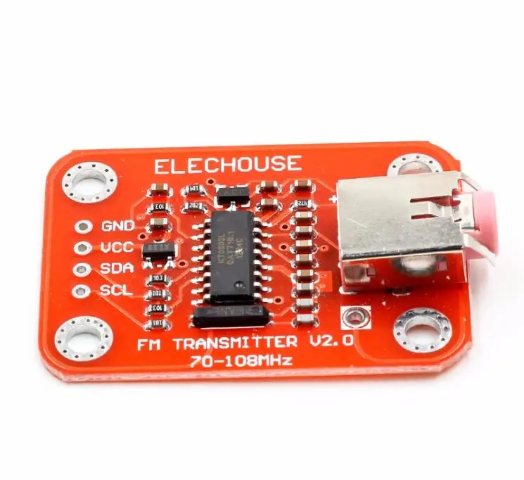 Модуль FM передатчика V2.0 цифровой модуль радио для микрофона Arduino|Интегральные