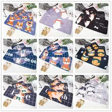 10 стилей 3D разноцветные Мультяшные ковры для гостиной, спальни, коврики для кухни, нескользящий мат для дома, прихожей, лохматый декор, мягкий коврик