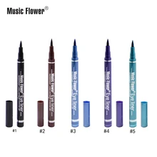 Фирменная губная помада, макияж, Music Flower Цвет карандаш для подводки глаз Водонепроницаемый подводка для глаз, без налета, 2,5 мл 5 Цвет s можно выбрать