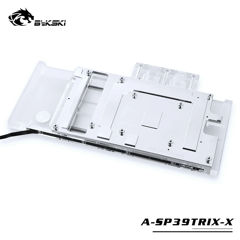 Водяной блок BYKSKI для Sapphire Radeon R9 390 Nitro/ 390X Tri X /Full Cover графическая карта медный