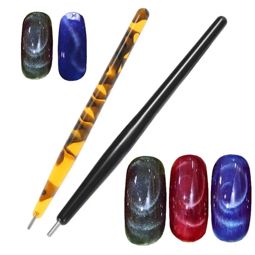 

women Fashion Magnet Pen Magnetic Stick for Cat Eye Gel Polish UV LED Nail Art Manicure Tools New Hot Sale 4A7