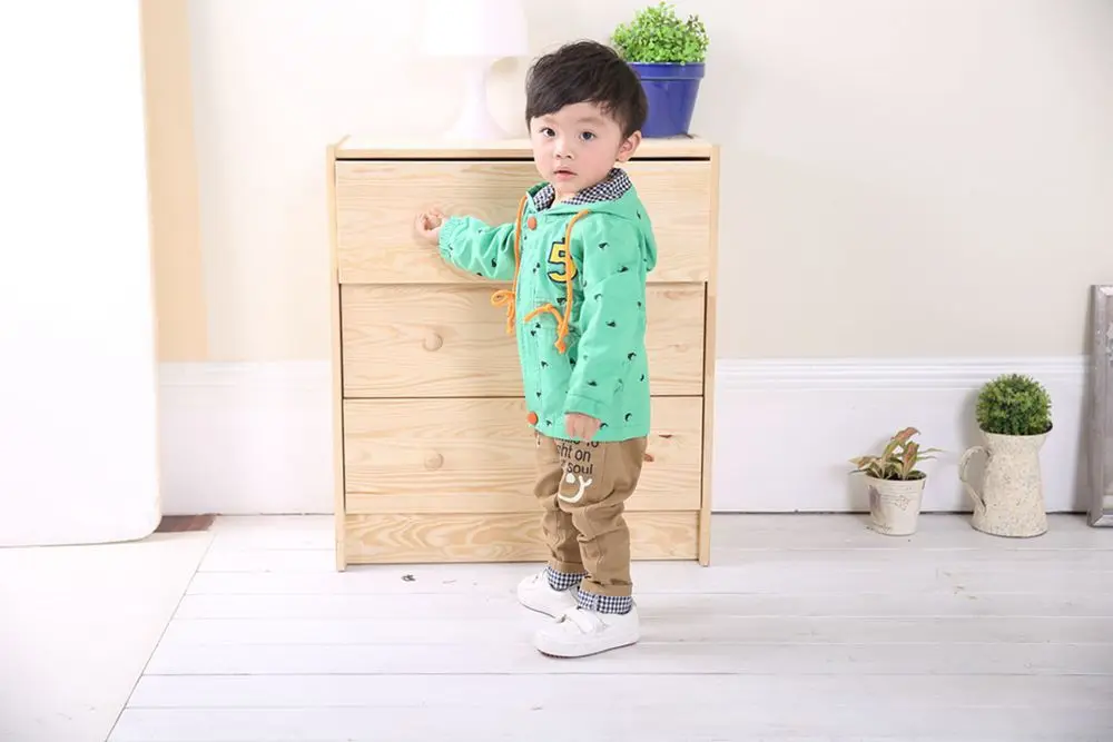 Anlencool/ г. комплект детской одежды, одежда для малышей новая весенняя Корейская версия трех предметов с вышивкой Кита