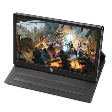 Gaming 13.3 Inch IPS 1920*1080 USB-C With PD Fast Charge Portable Aluminum Display USB C/HDMI Video Input Portable LCD Screen