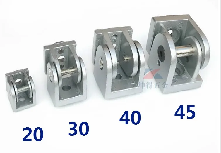 Комплект из 2 предметов /3030/4040 цинковый сплав петля, промышленное Алюминий регулировка угла разъем для 20 30 40 серии Алюминий профили