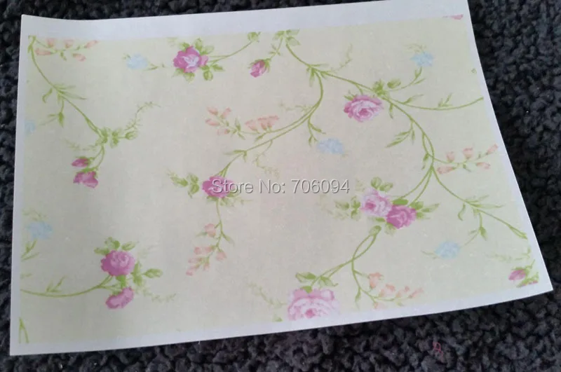 

200PCS 15x21cm(5.91''x8.27'') flower Soap Packaging Greaseproof Paper custom Oil Wax Gift Packing wrapping paper need extra cos