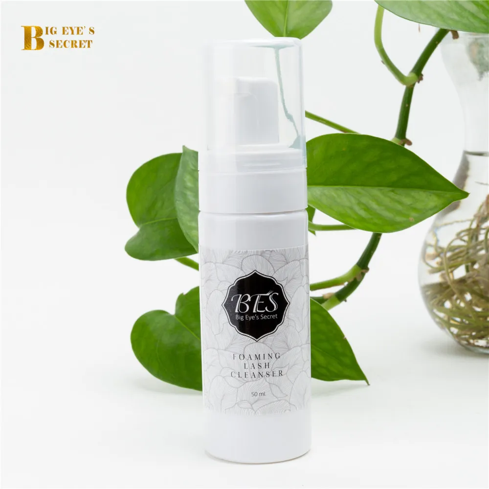 

50ml Professional Eye Lashes Foam Cleaner Individual Eyelash Extension Cleanser Shampoo Eyelashes Detergent Makeup Remover Tool