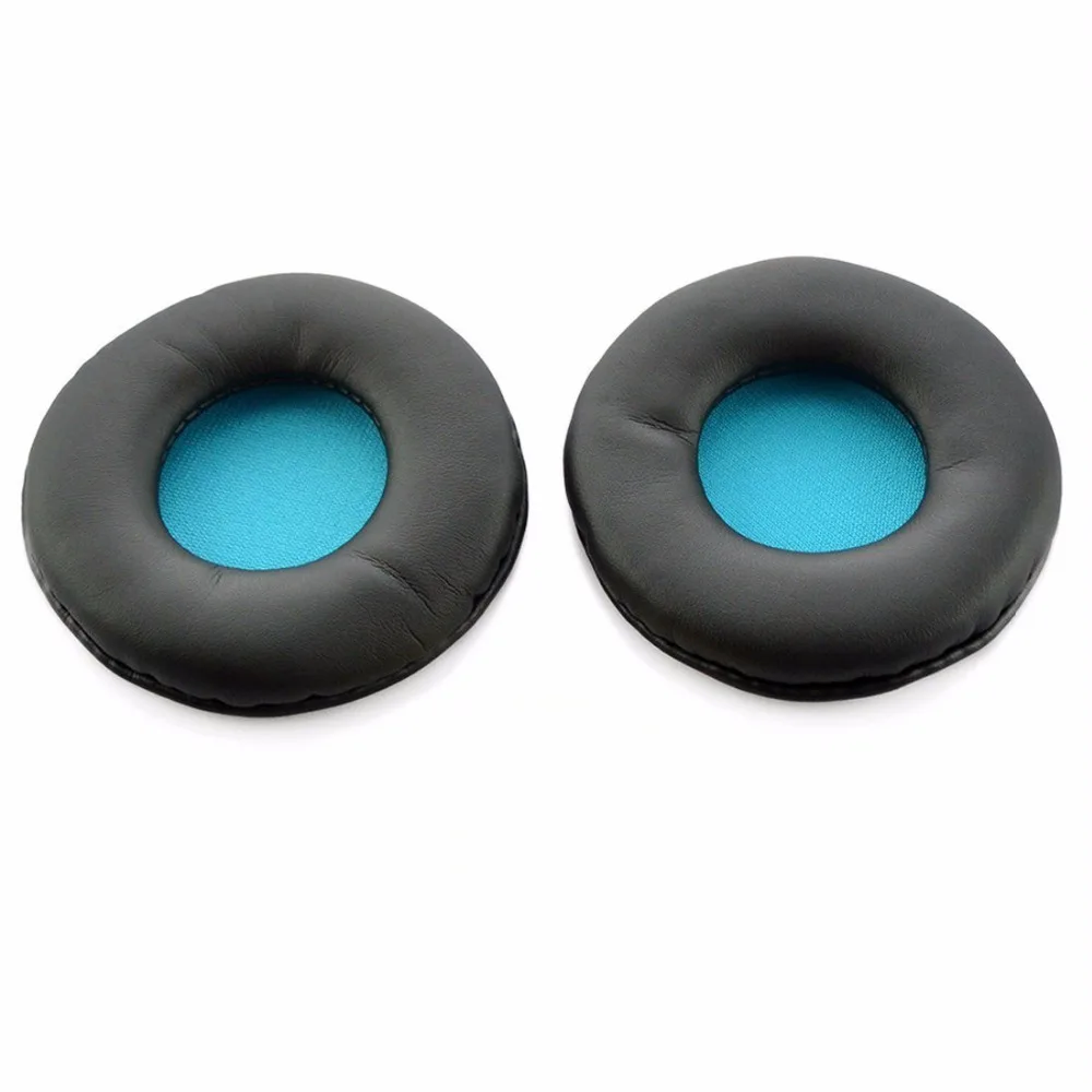 SONY MDR ZX600 ZX600 Headphone Replacement Ear Pad Ear Cushion Ear Cups Ear Cover Earpads Black leather Blue Mesh 