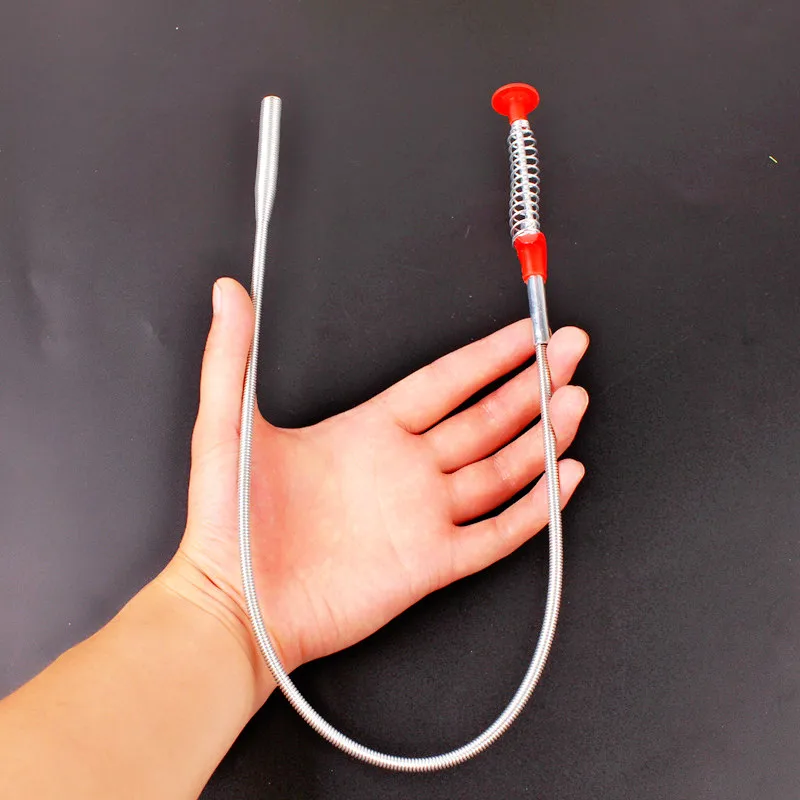 

Toilet Cleaner Drain Hair Removal Kitchen Sink Hook Sewer Spring Dredging Flexible Grip Bend Curve Grabber Clean Claws Tool