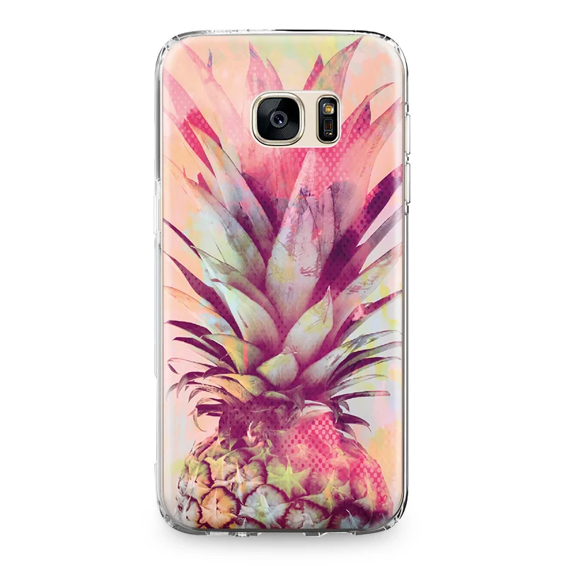 Для Samsung Galaxy S5 S6 S7 край S8 S9 S10 плюс S10e Note 4 5 8 9 силиконовый чехол Бампер хорошее фрукта ананаса TPU Защитный чехол