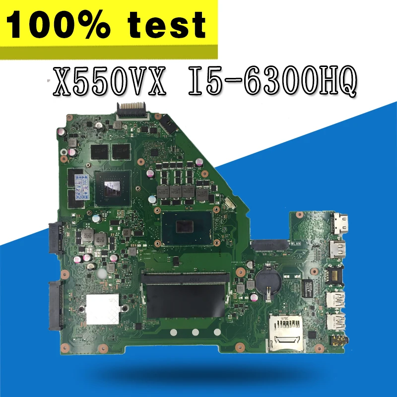 X550VX материнская плата версия 2,0 X550VX MB._ 8G/I5-6300HQ/AS V2G для ASUS FX50V K550VX X550VX X550VQ X550V X550 материнская плата Тесты ОК