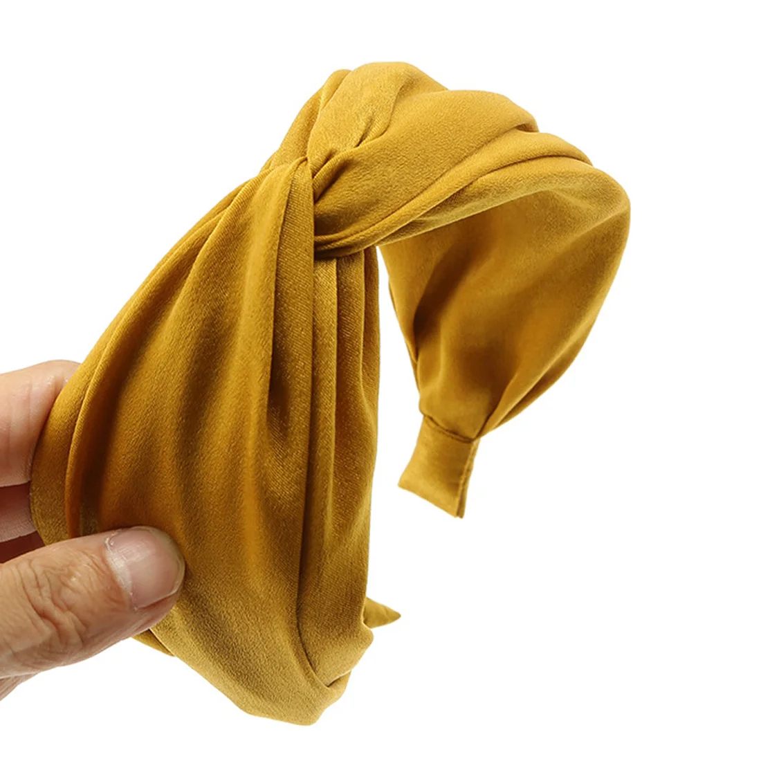 

New Fashion hair accessories women's leopard-print headband wide-brimmed knot headband wild girl wash sports Pure Hue head wear
